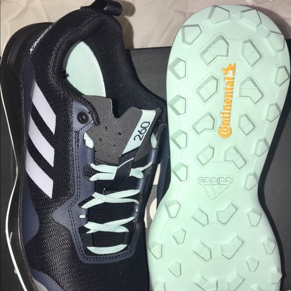 >💜ADIDAS TERREX CMTK OUTDOOR 260 CONTINENTAL BLACK ASHGREN (TEAL) BRAND NEW - Picture 2 of 13